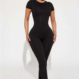 Fashion Nova Elegant Black Jumpsuit